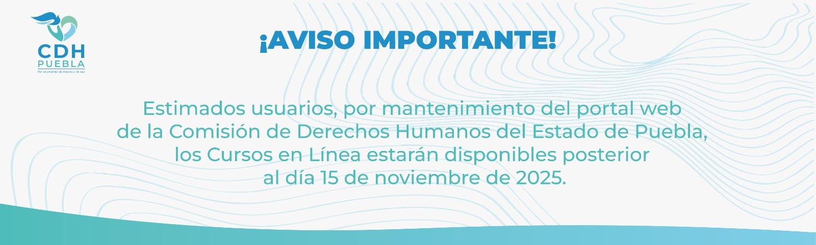 Apartado Cursos en mantenimiento