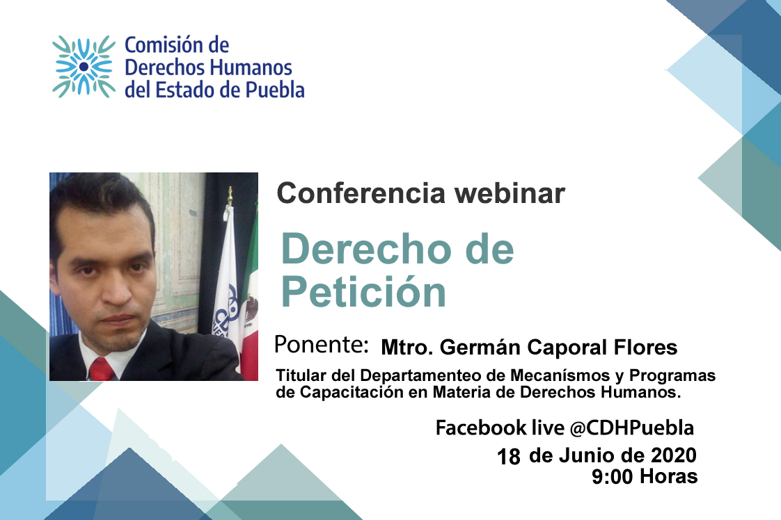 Conferencia webinar Derecho de Petición