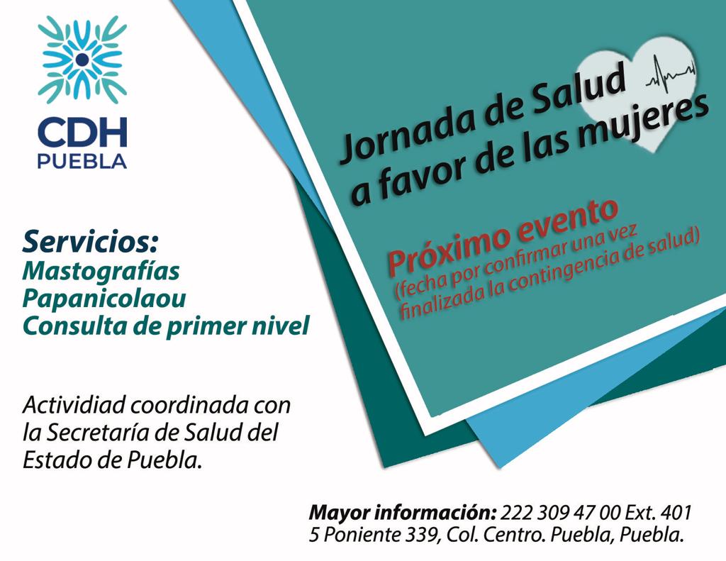 Evento Jornada de salud a favor de las mujeres 