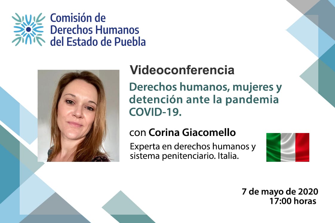 ideoconferencia: Derechos humanos, mujeres y detención ante la pandemia COVID-19.